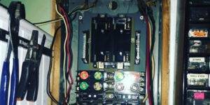 electrical panel sparking