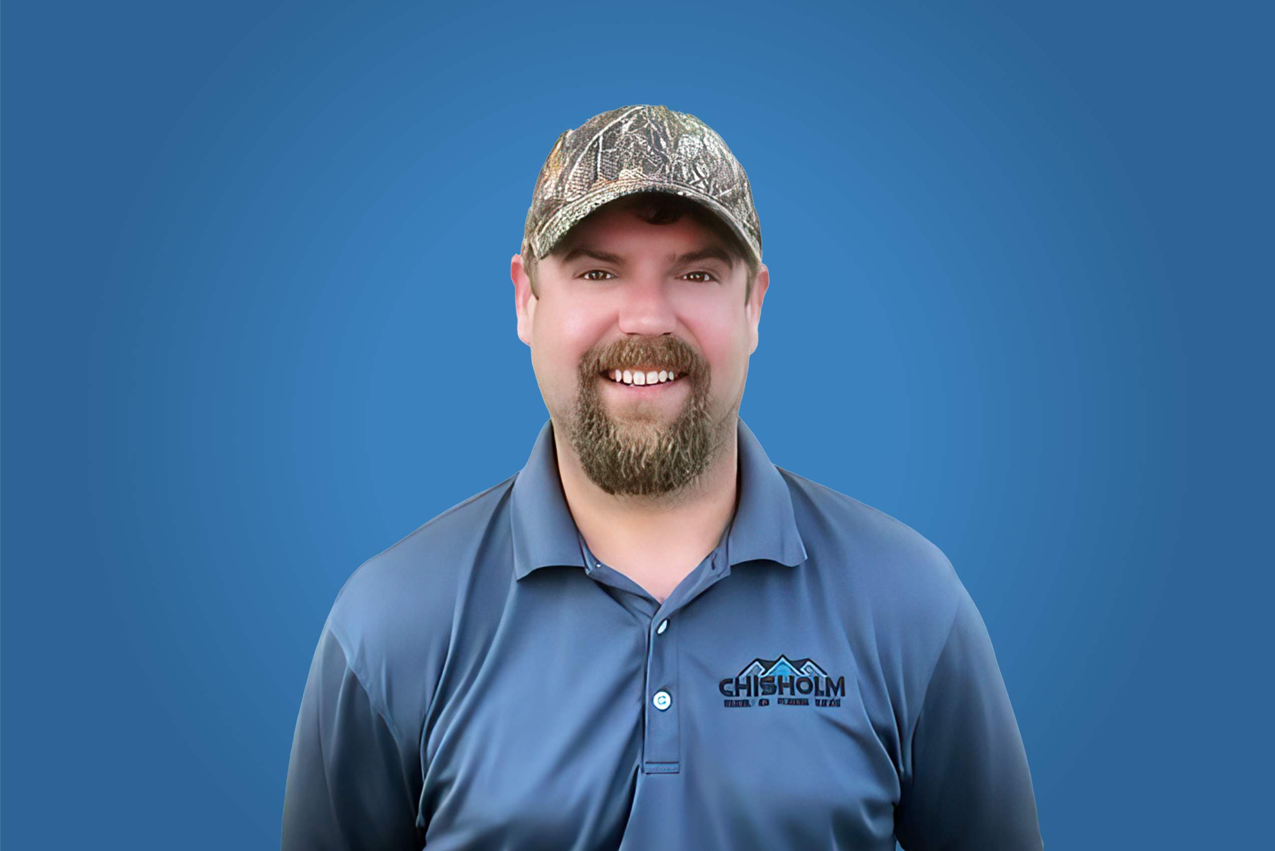 Travis Jones, certified Chisholm technician for heating, cooling, and plumbing services.